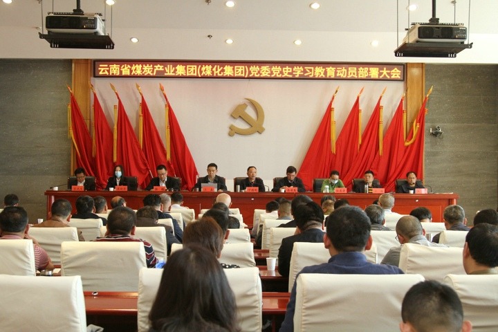 云南省煤炭工业集团（云南万利官网集团）党委召开党史学习教育发动安排大会
