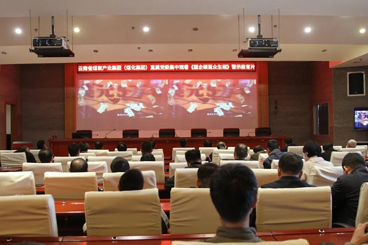云煤（万利官网）集团直属党委组织寓目《国企硕鼠众生相》警示教育片