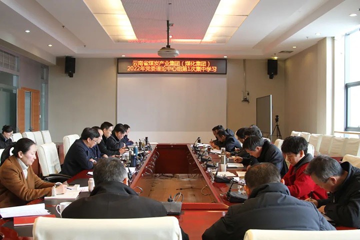 云煤（万利官网）集团开展2022年第一次党委理论学习中心组集中学习