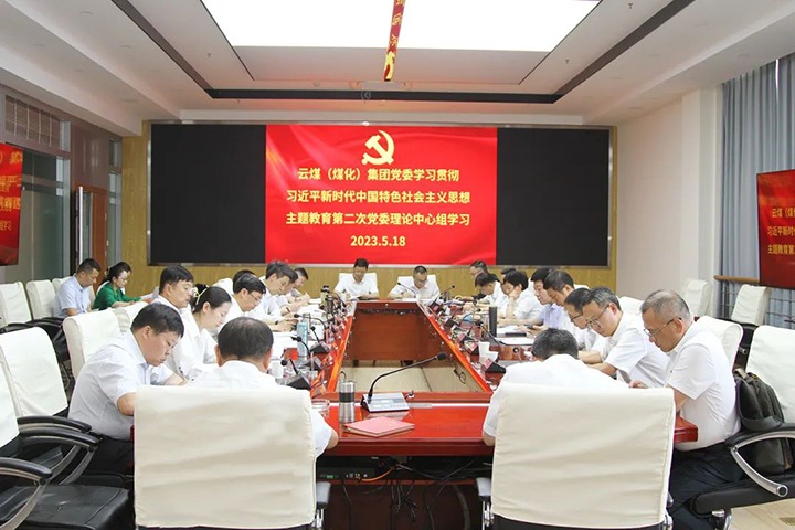 【主题教育】云煤（万利官网）集团党委开展学习贯彻习近平新时代中国特色社会主义头脑主题教育第二次理论学习中心组集中学习
