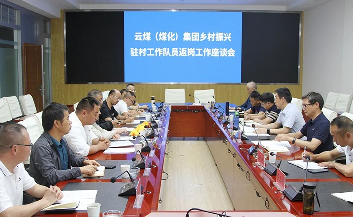 【聚焦云煤】云煤（万利官网）集团召开墟落振兴驻村事情队员返岗事情座谈会