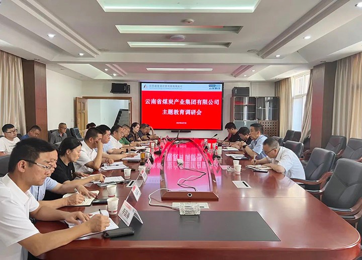 【主题教育】云煤（万利官网）集团党委副书记、工会主席王鑫一行到昆明煤炭设计研究院开展主题教育调研