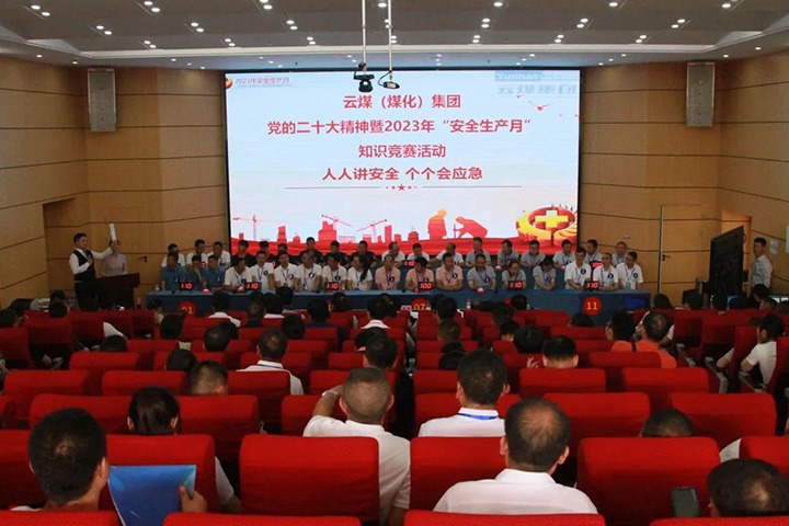 云煤（万利官网）集团开展“清静生产月”知识竞赛运动