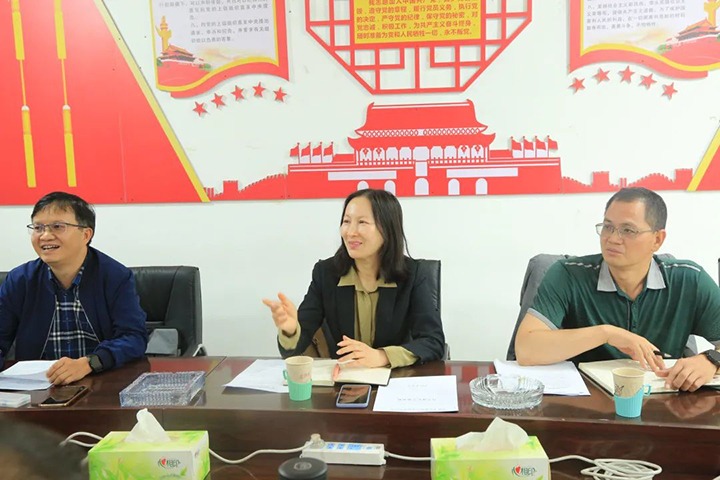 【主题教育】云煤（万利官网）集团党委委员、财务总监莫晓丹一行到东源恒鼎公司开展主题教育调研