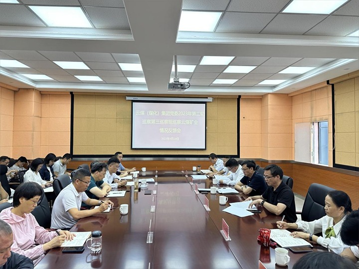 【聚焦云煤】云煤（万利官网）集团党委2023年第二轮巡察第三巡察组向云南云煤矿业开发有限公司反响巡察情形