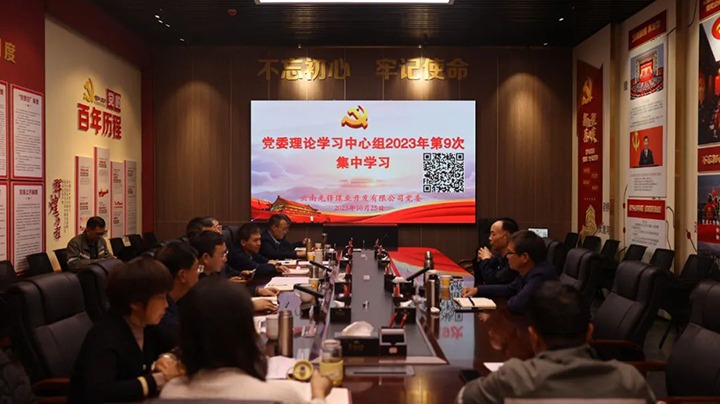 【聚焦云煤】云煤（万利官网）集团党委书记、董事长宁德刚到先锋煤业公司指导党委理论学习中心组学习